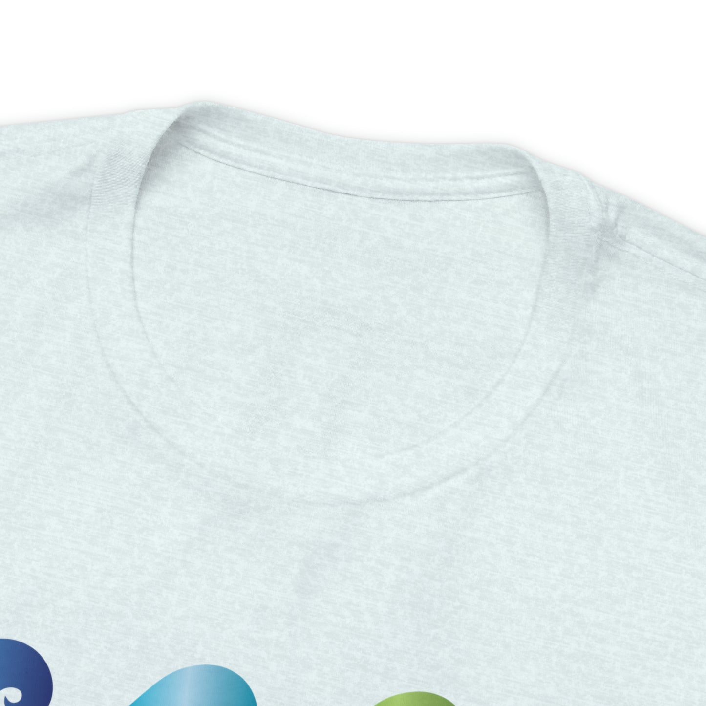 COLOR WAVE Unisex Jersey Short Sleeve Tee - OCEANE
