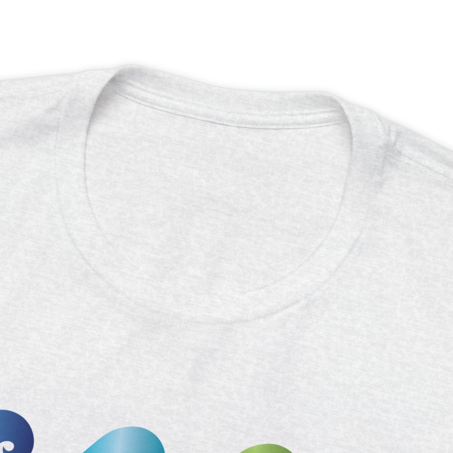 COLOR WAVE Unisex Jersey Short Sleeve Tee - OCEANE