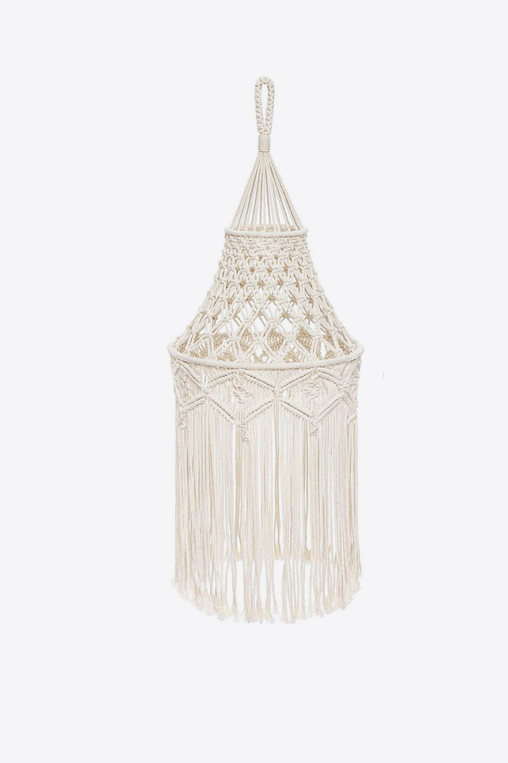 Macrame Hanging Lampshade - OCEANE