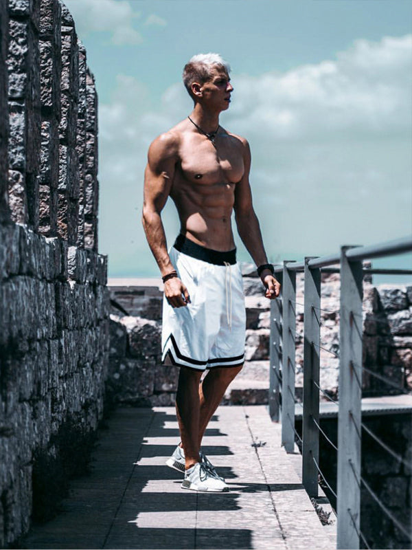 Leisure Sports Shorts Men's Speed Outdoor Fitness Basketball Quarter Pants