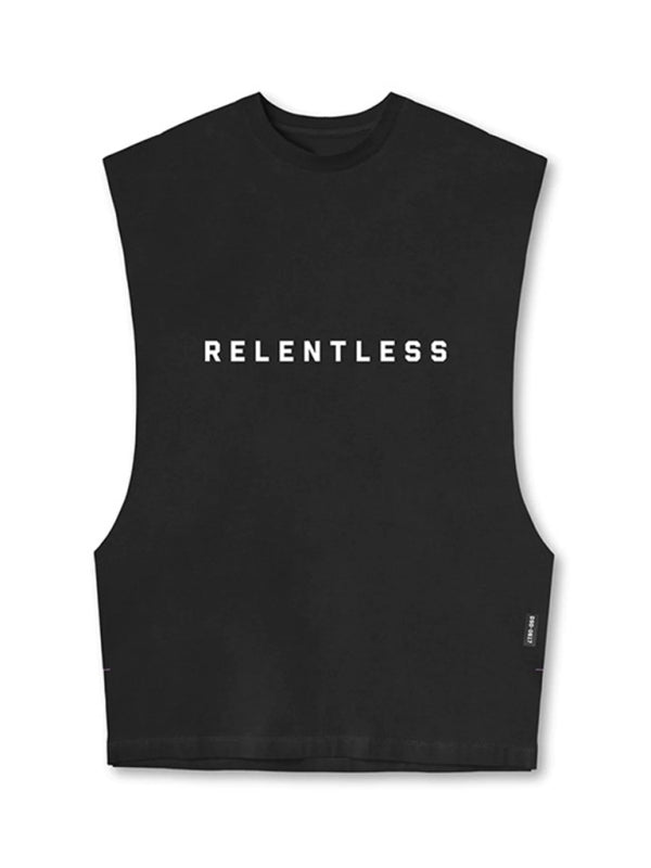Men's Sports Loose Round Neck Quick Dry Sleeveless Active Tank