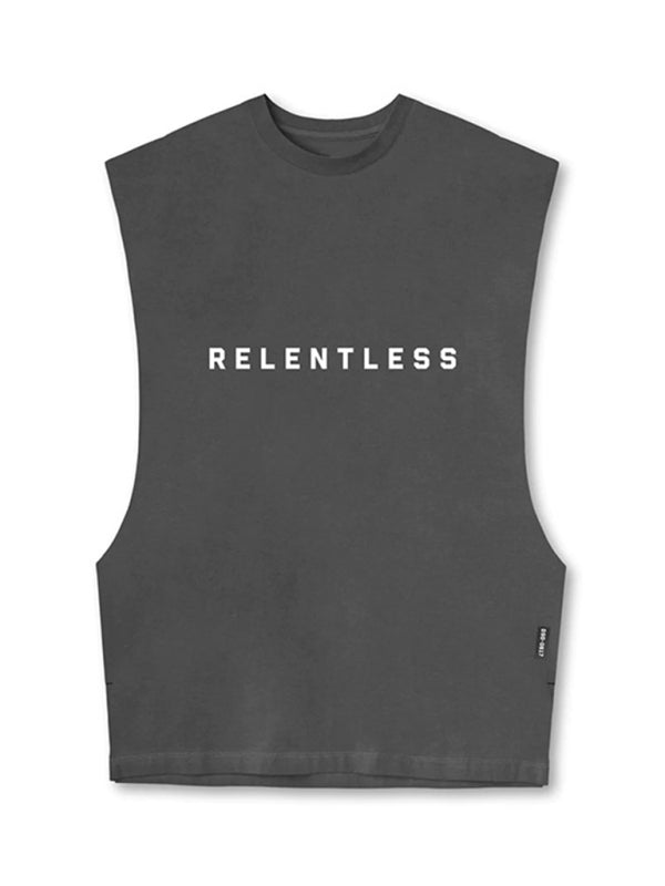 Men's Sports Loose Round Neck Quick Dry Sleeveless Active Tank
