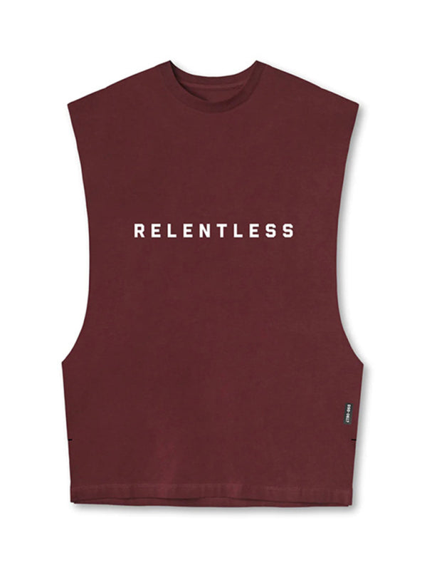 Men's Sports Loose Round Neck Quick Dry Sleeveless Active Tank