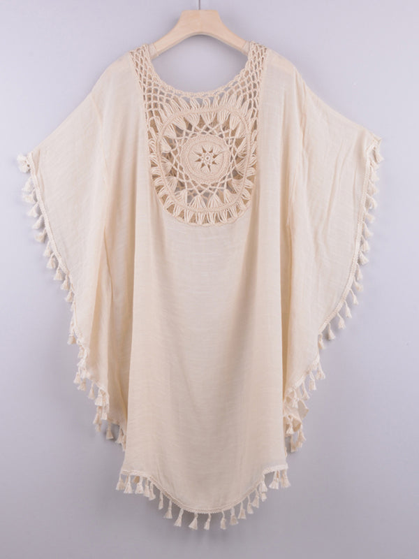 Sexy off-shoulder beach blouse cover-up ~7 colors to choose!