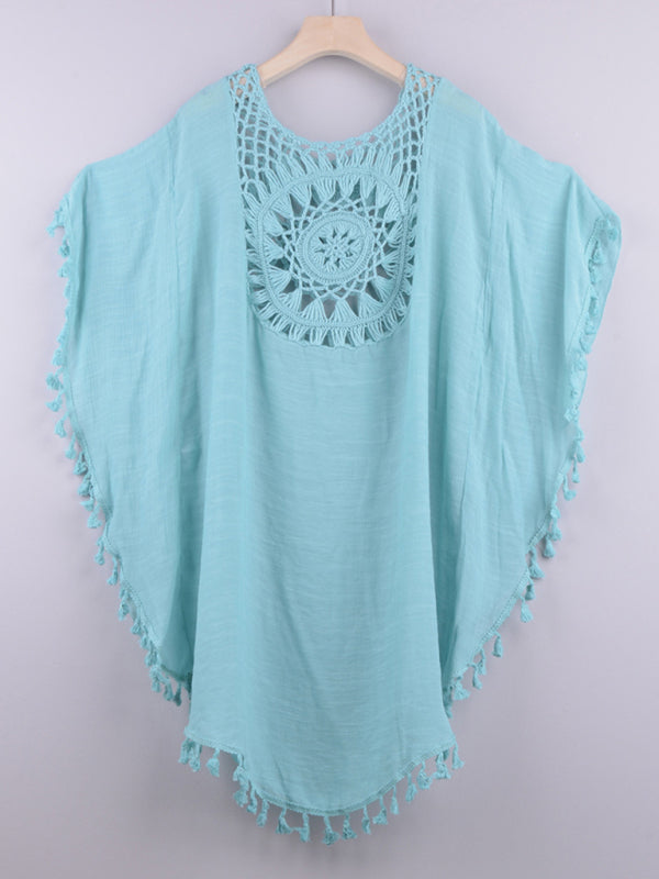 Sexy off-shoulder beach blouse cover-up ~7 colors to choose!