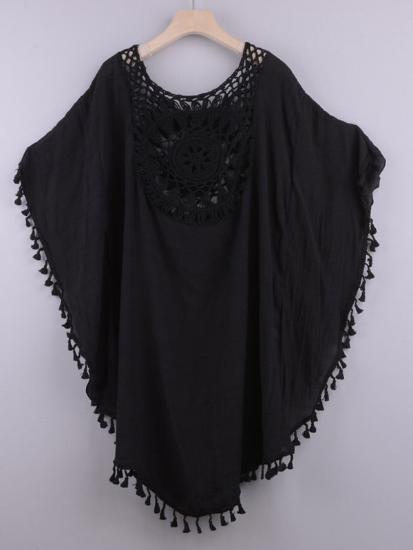 Sexy off-shoulder beach blouse cover-up ~7 colors to choose!