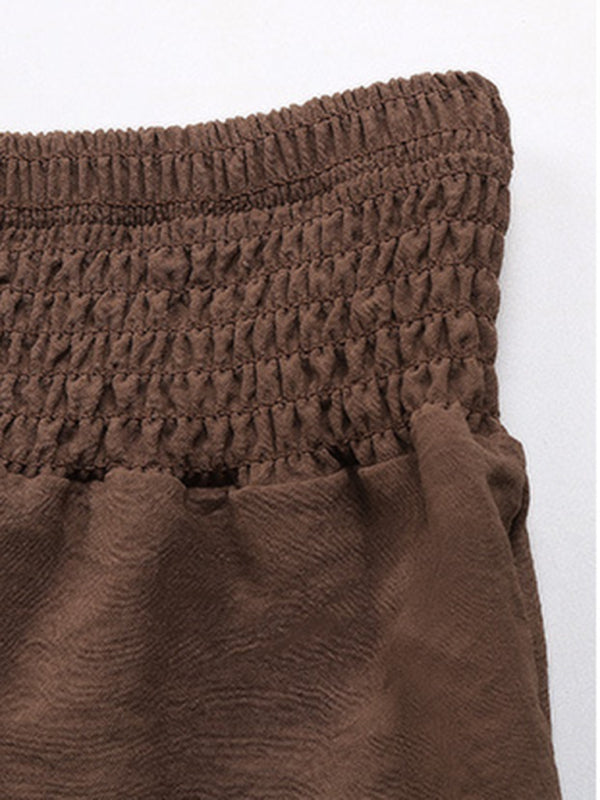 New casual solid color flared wide-leg pants~7 colors to choose!