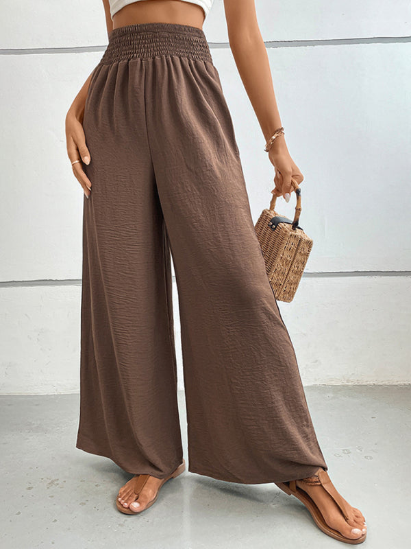 New casual solid color flared wide-leg pants~7 colors to choose!