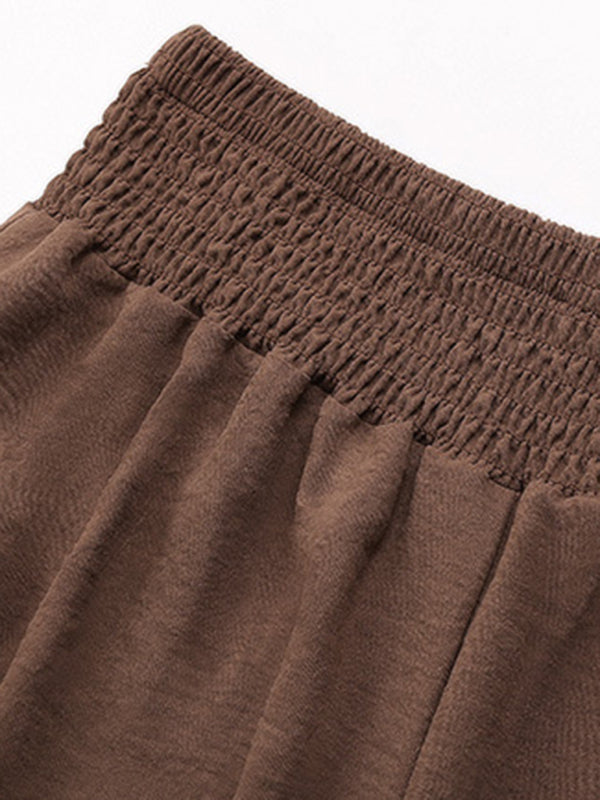 New casual solid color flared wide-leg pants~7 colors to choose!
