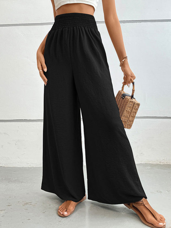 New casual solid color flared wide-leg pants~7 colors to choose!