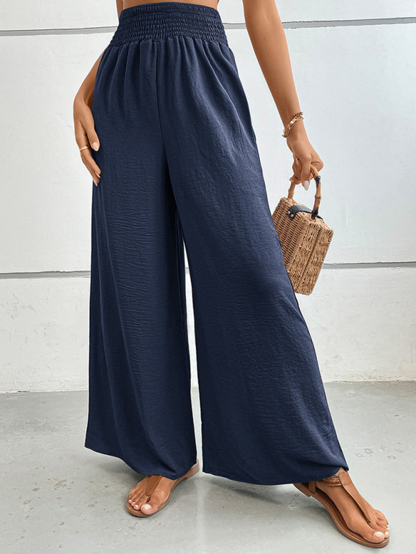 New casual solid color flared wide-leg pants~7 colors to choose!