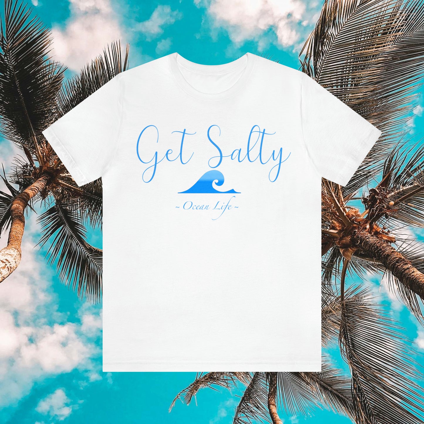 GET SALTY Ocean Life Turtle Jersey Short Sleeve Tee - OCEANE