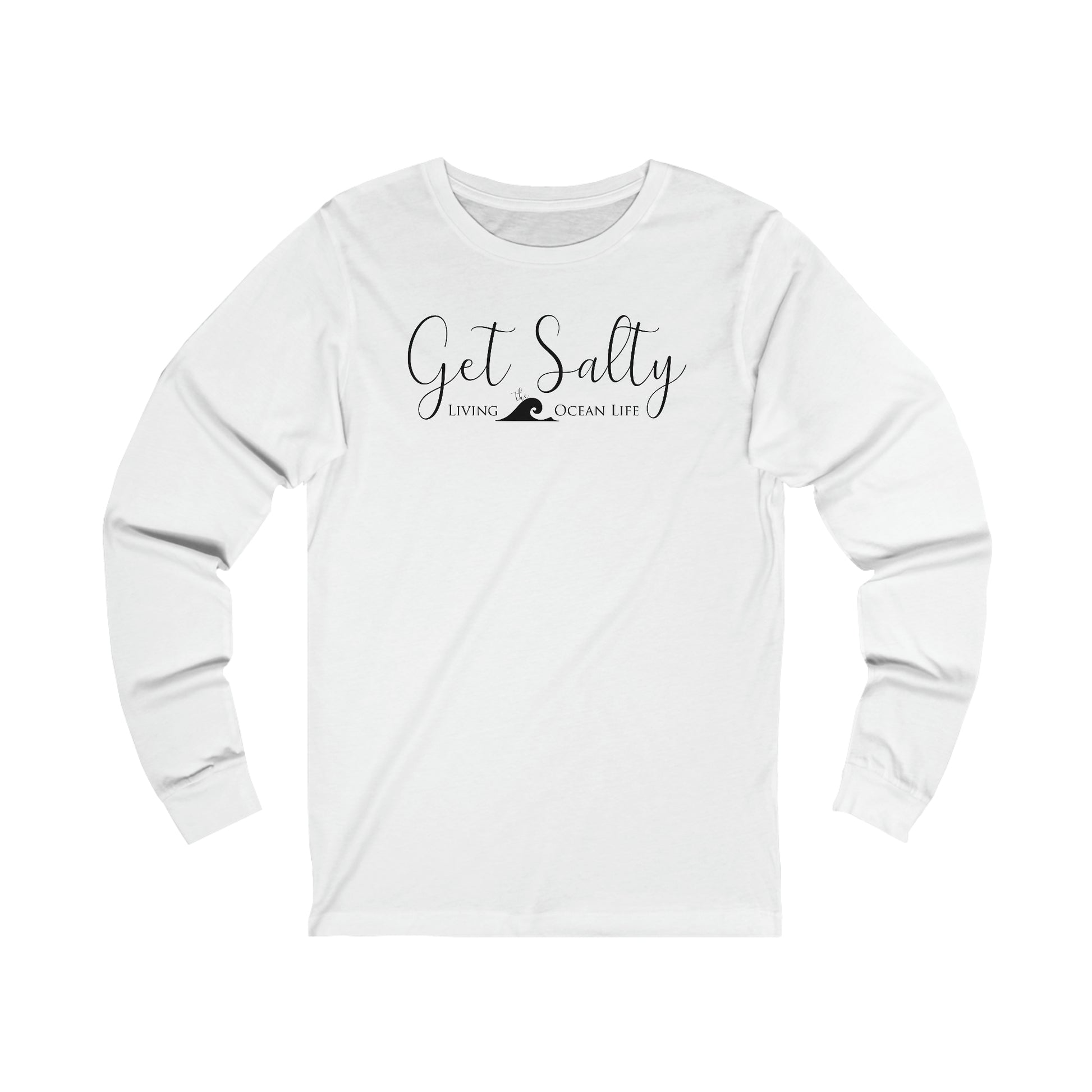 GET SALTY Living the Ocean Life KOA Fish Hook Super Soft Jersey Long Sleeve Tee - OCEANE