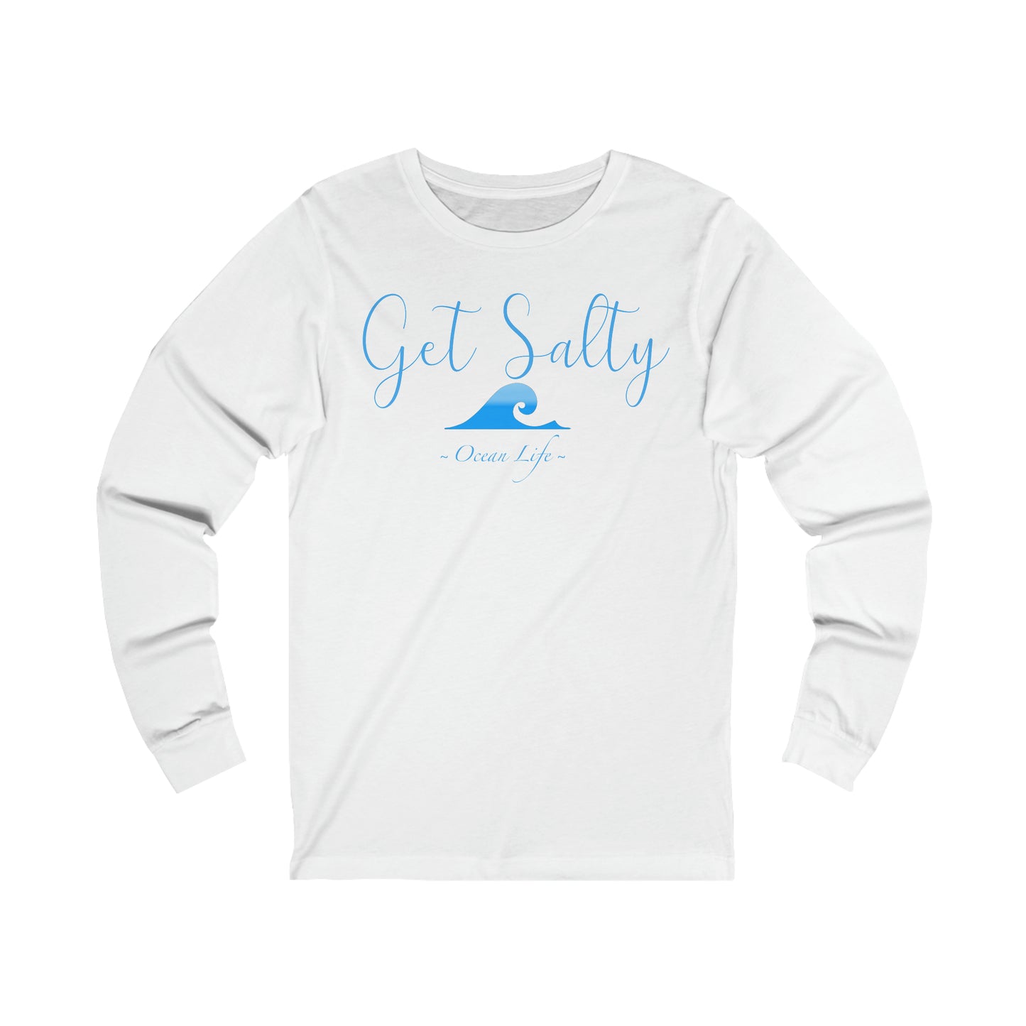 GET SALTY Ocean Life Turtle  -Super Soft - Jersey Long Sleeve Tee - OCEANE