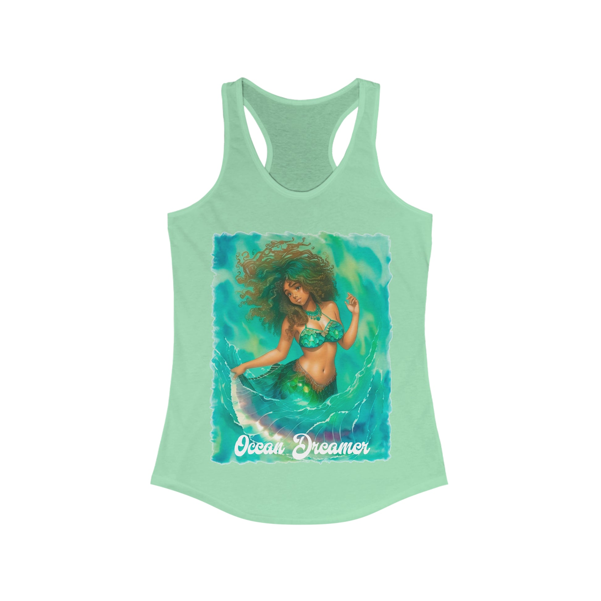 OCEAN DREAMER Mermaid Tropical Beach Women's Ideal Tank - OCEANE