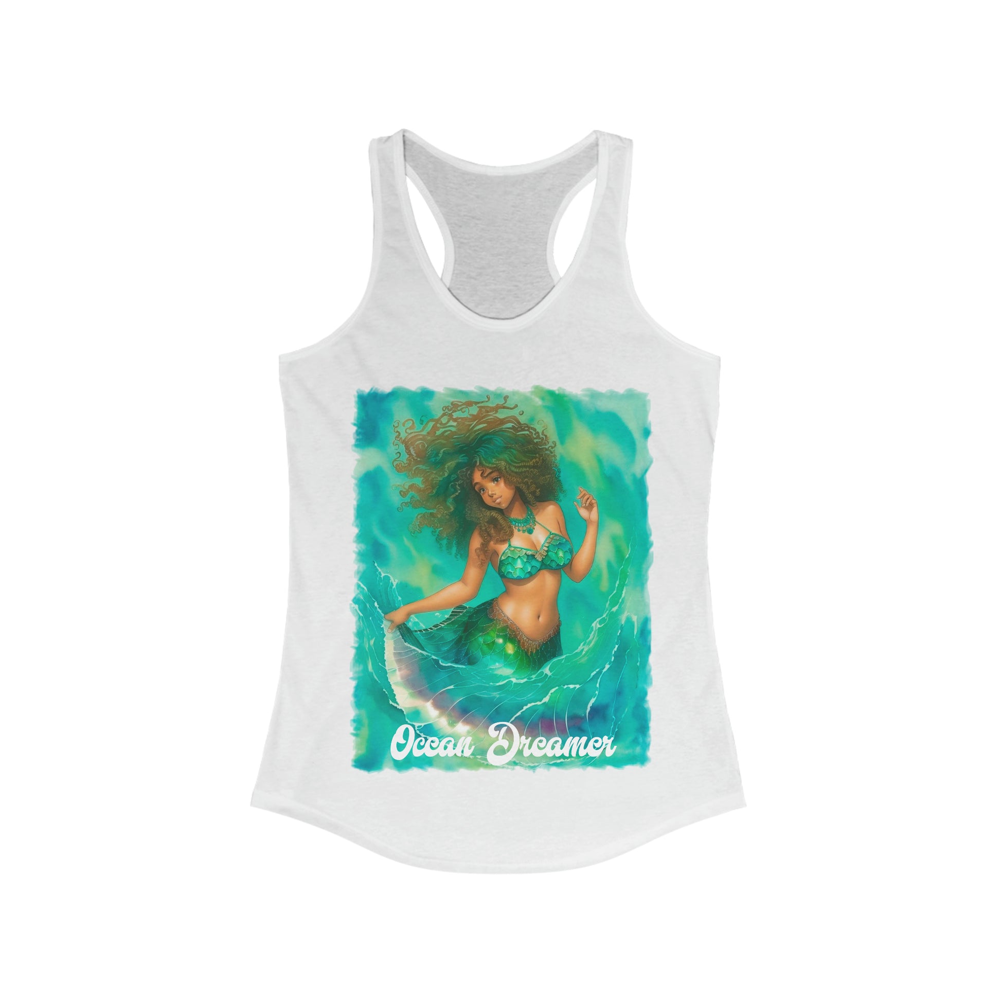 OCEAN DREAMER Mermaid Tropical Beach Women's Ideal Tank - OCEANE