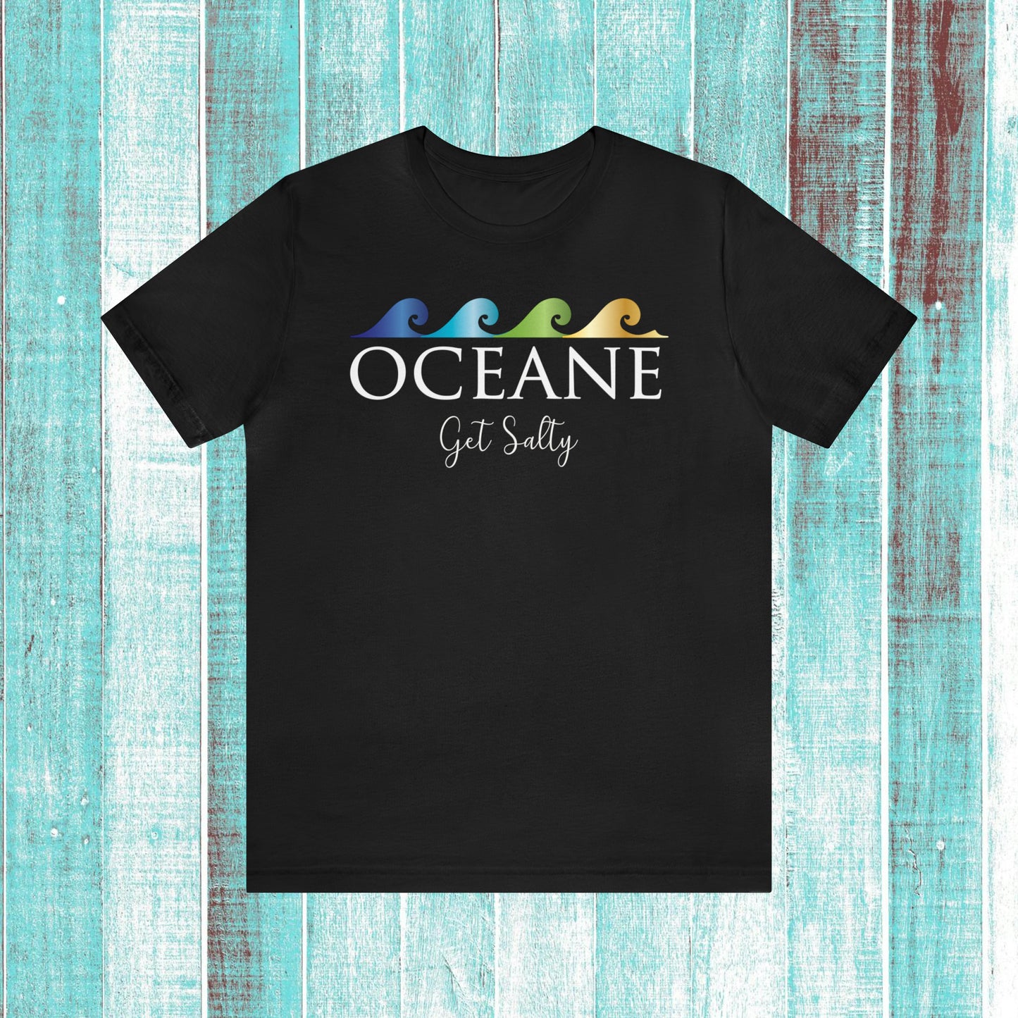 OCEANE ORIGINAL COLOR WAVE Get Salty Jersey Short Sleeve Tee - OCEANE