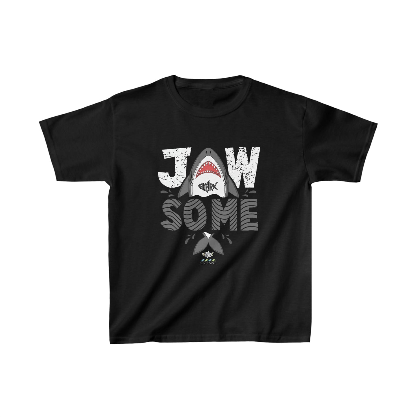 AWESOME JAWSOME SHARK Kids Heavy Cotton™ Tee - OCEANE