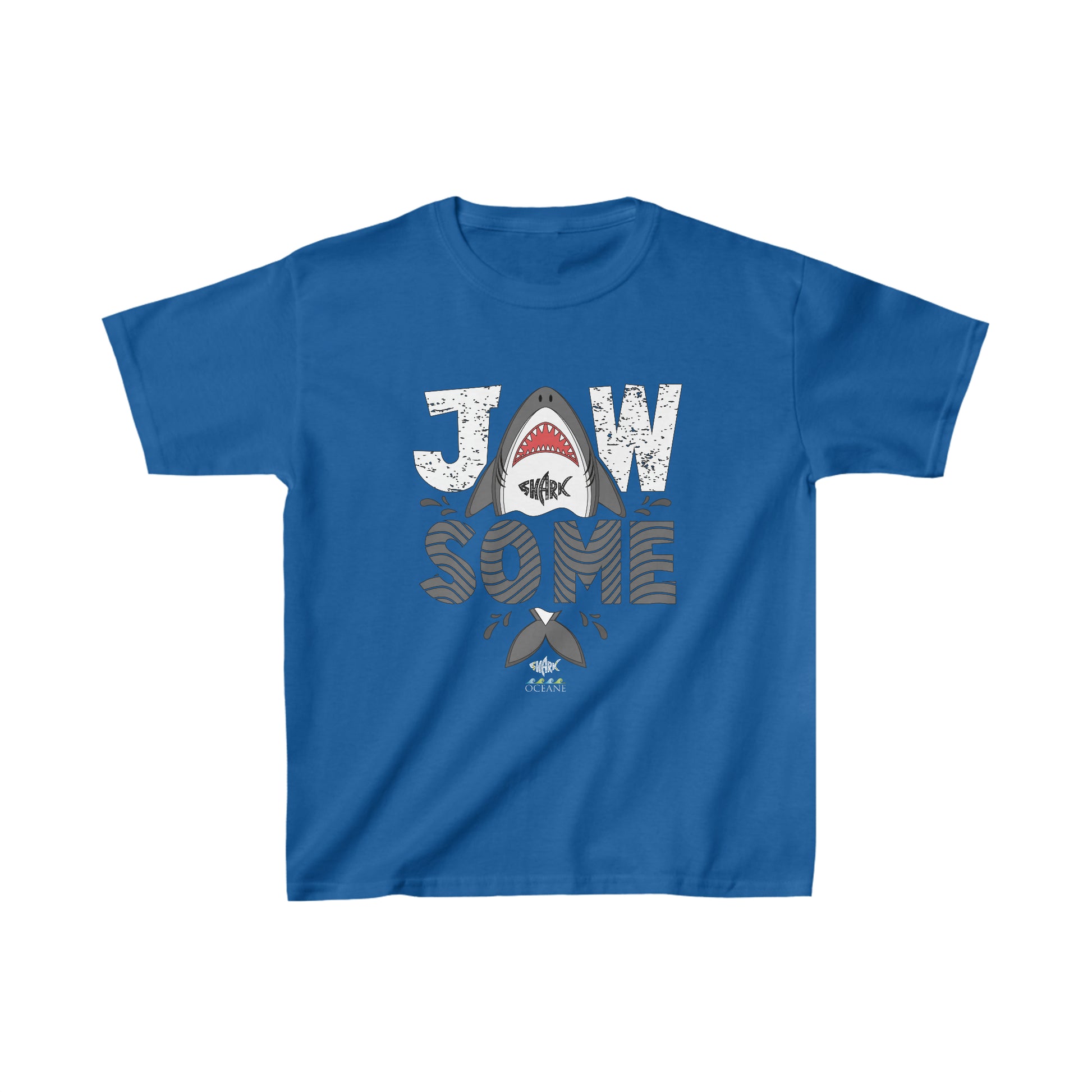 AWESOME JAWSOME SHARK Kids Heavy Cotton™ Tee - OCEANE