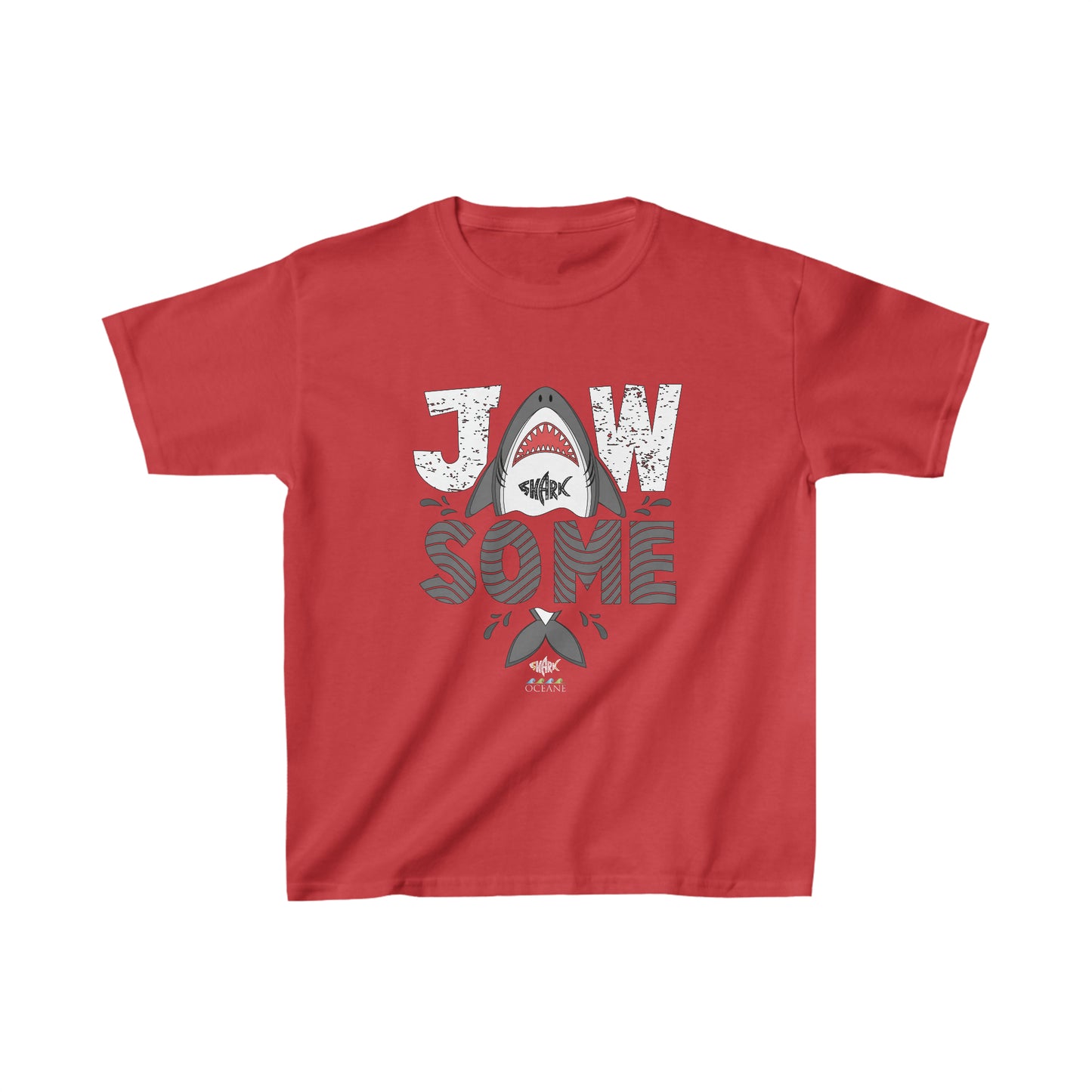 AWESOME JAWSOME SHARK Kids Heavy Cotton™ Tee - OCEANE