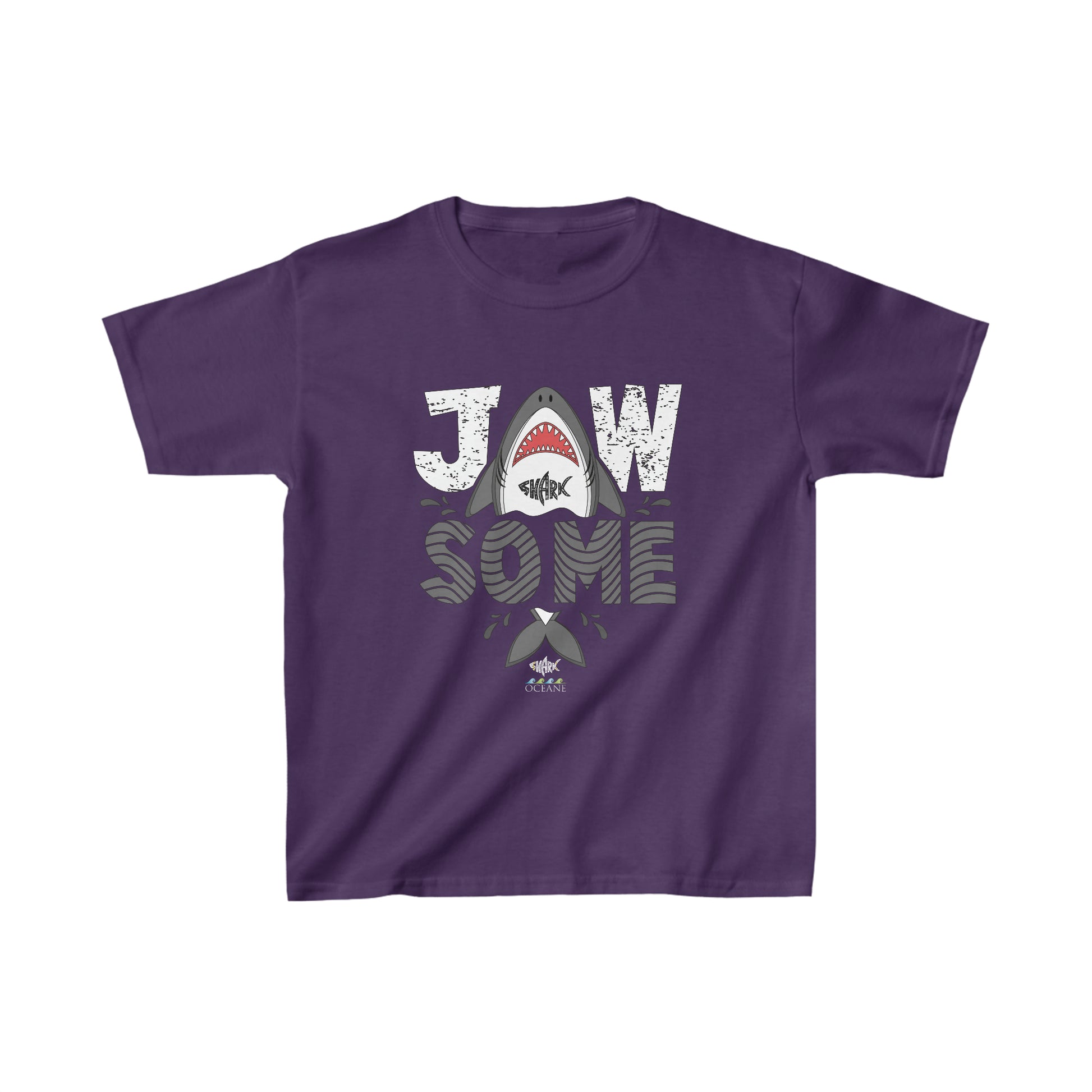 AWESOME JAWSOME SHARK Kids Heavy Cotton™ Tee - OCEANE