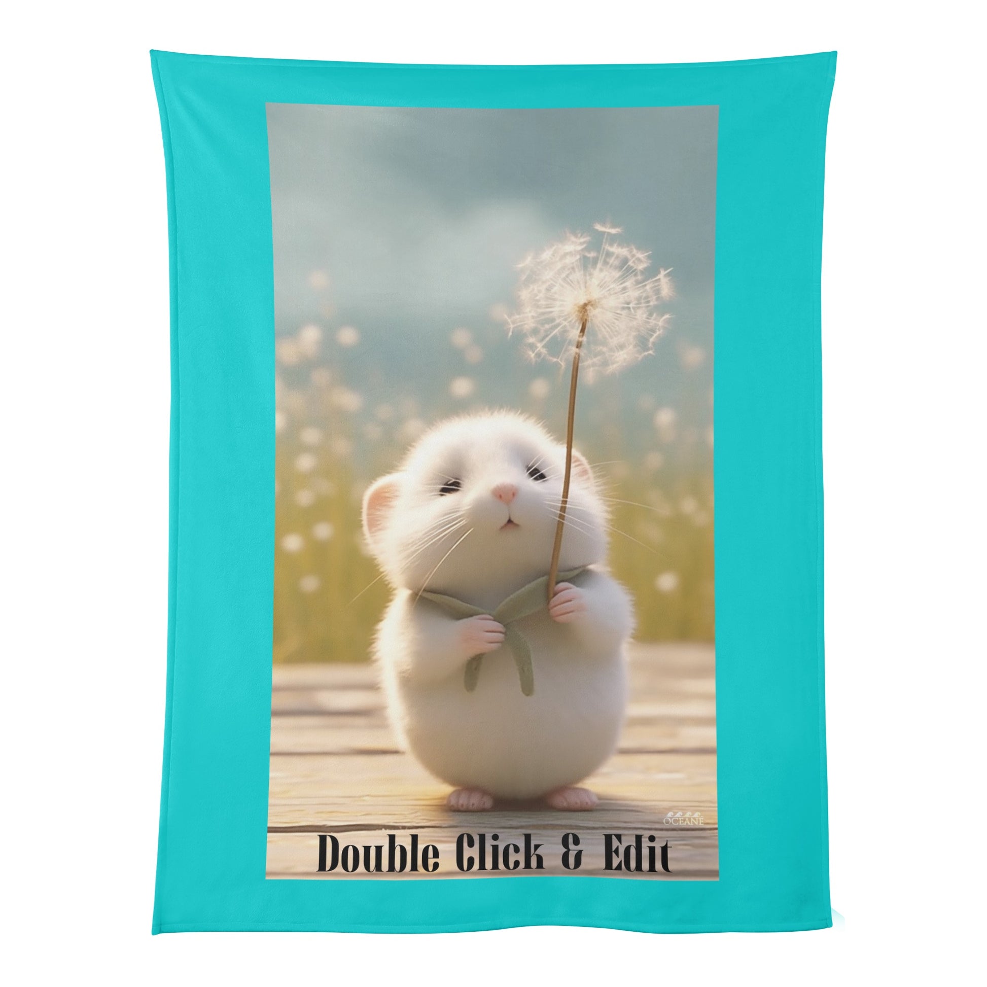 Baby & Kids Blanket Make a Wish Animal Pal Personalized  Warm & Adorable - OCEANE