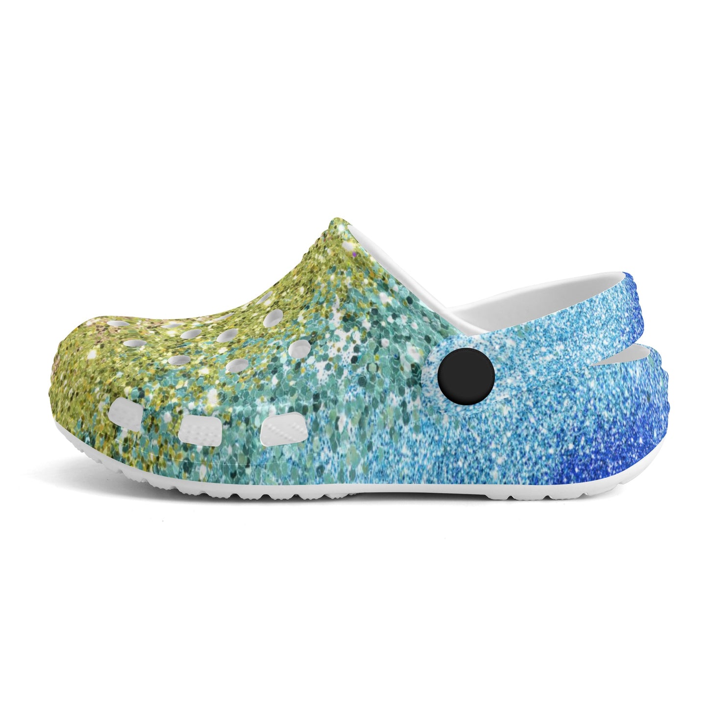 Kids Rainbow Sky Sparkle Clogs - OCEANE