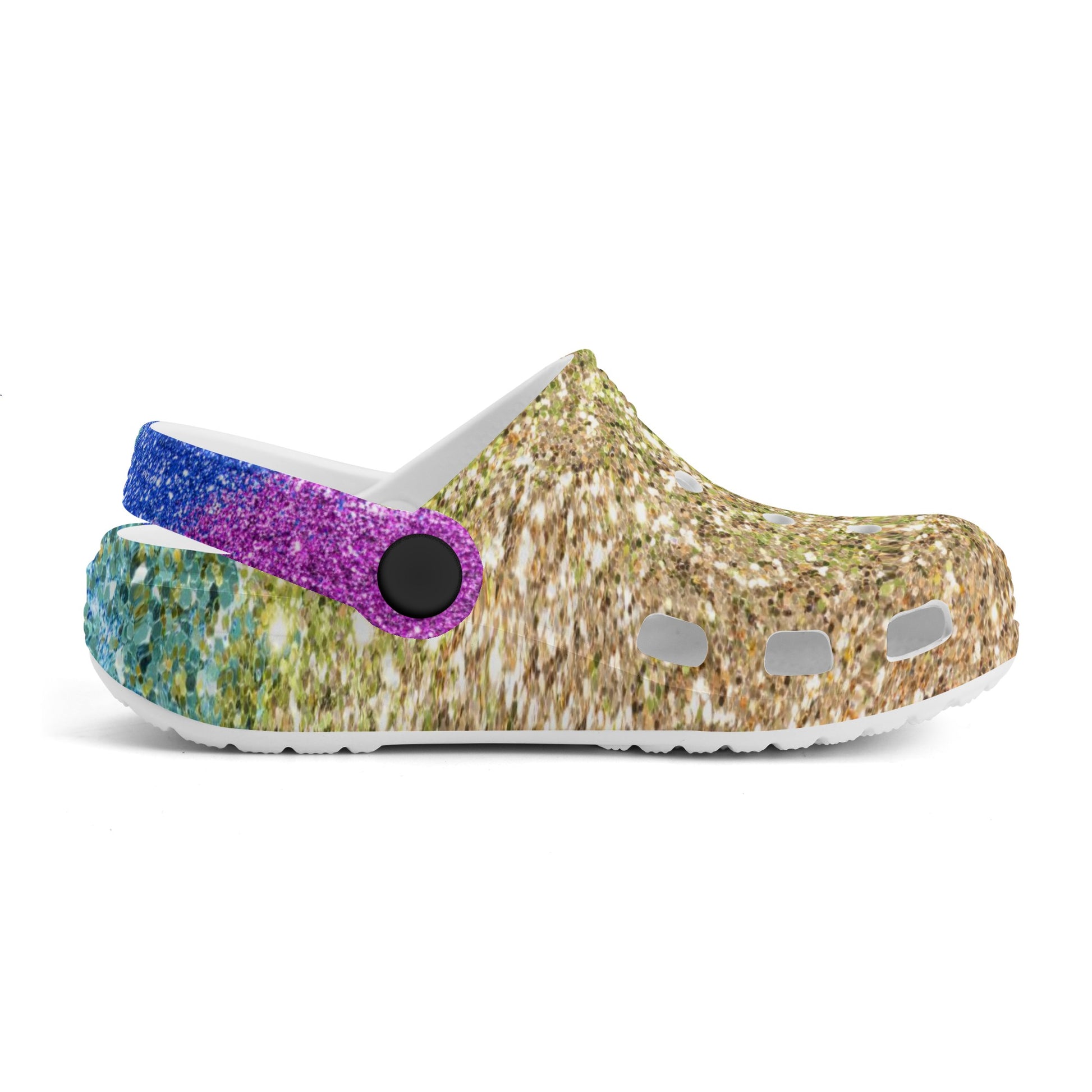 Kids Rainbow Sky Sparkle Clogs - OCEANE