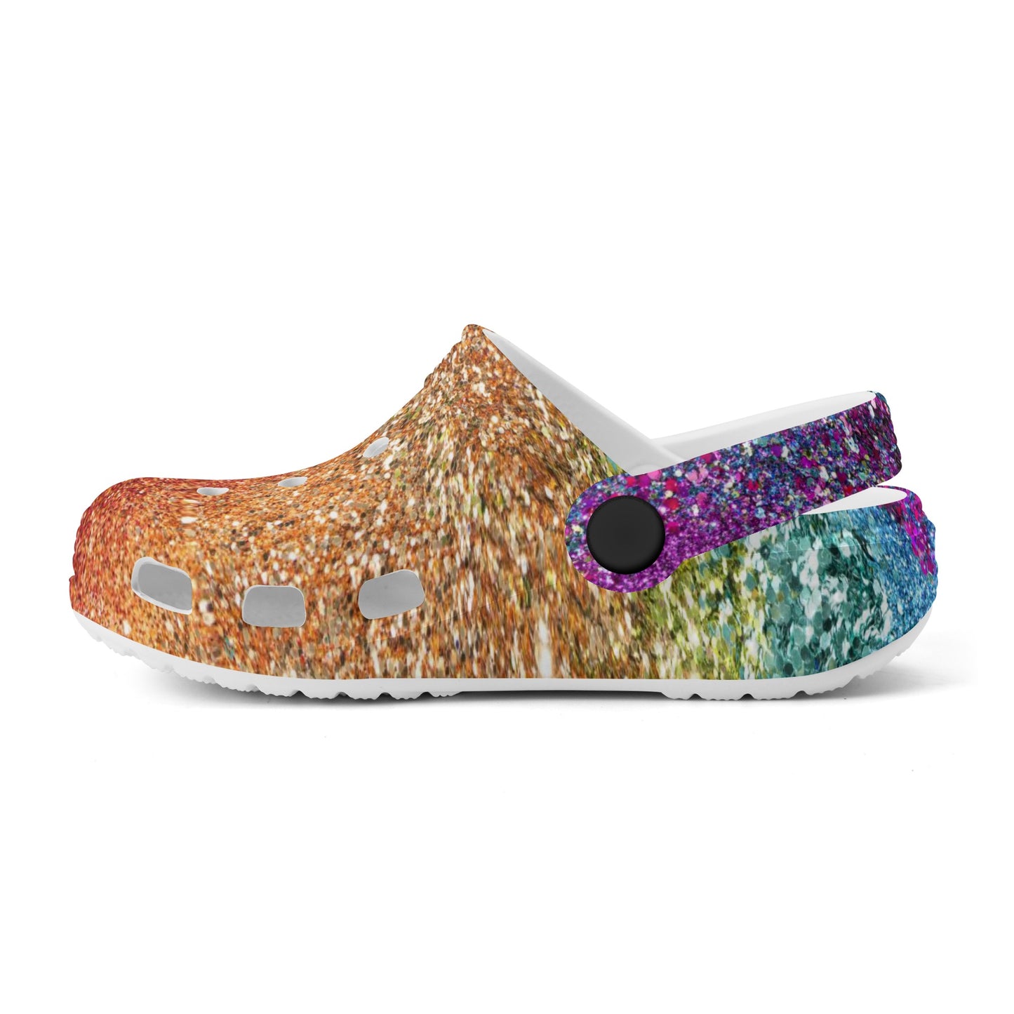 Kids Rainbow Sky Sparkle Clogs - OCEANE