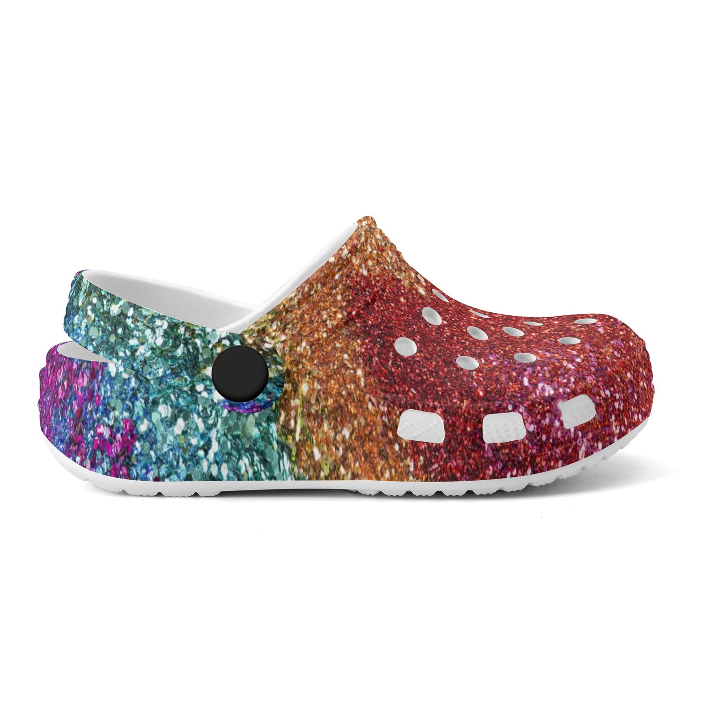 Kids Rainbow Sky Sparkle Clogs - OCEANE