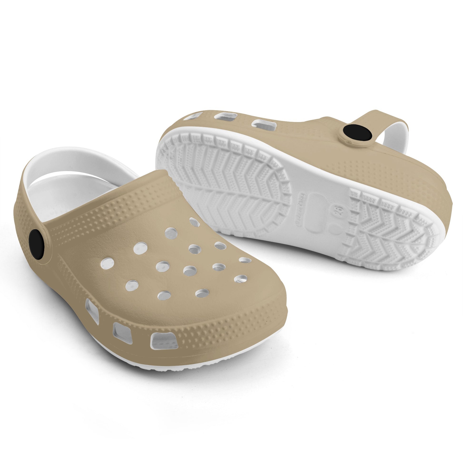 Kids Crocodile Clogs Everyday Play, Beach, and Activity Slip On Shoes in Teal, Tan, & Green - OCEANE