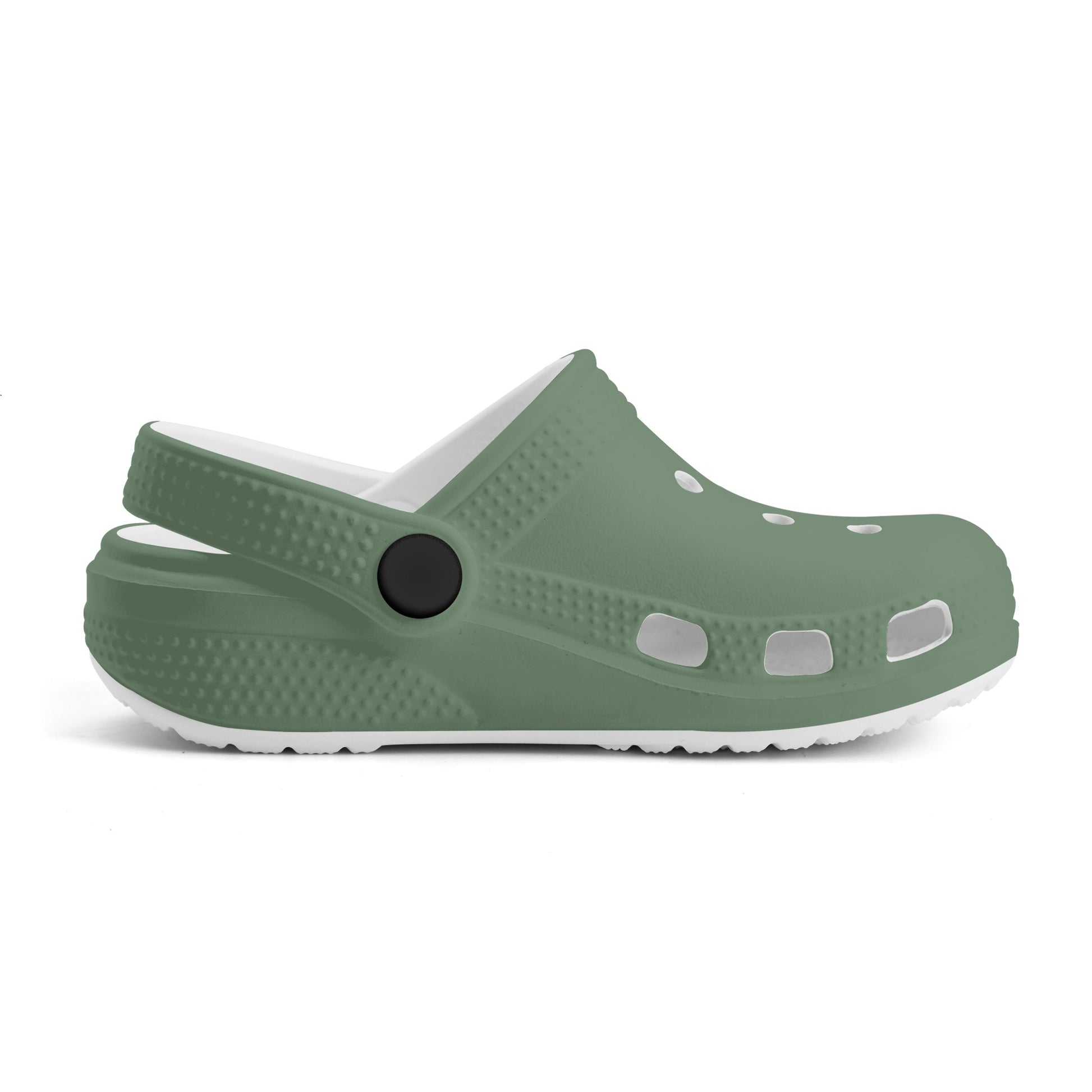 Kids Crocodile Clogs Everyday Play, Beach, and Activity Slip On Shoes in Teal, Tan, & Green - OCEANE