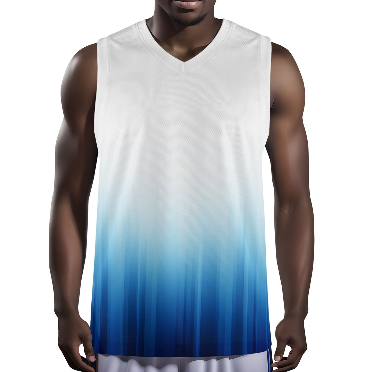 Mens All Over Printing Basketball Jersey - OCEANE