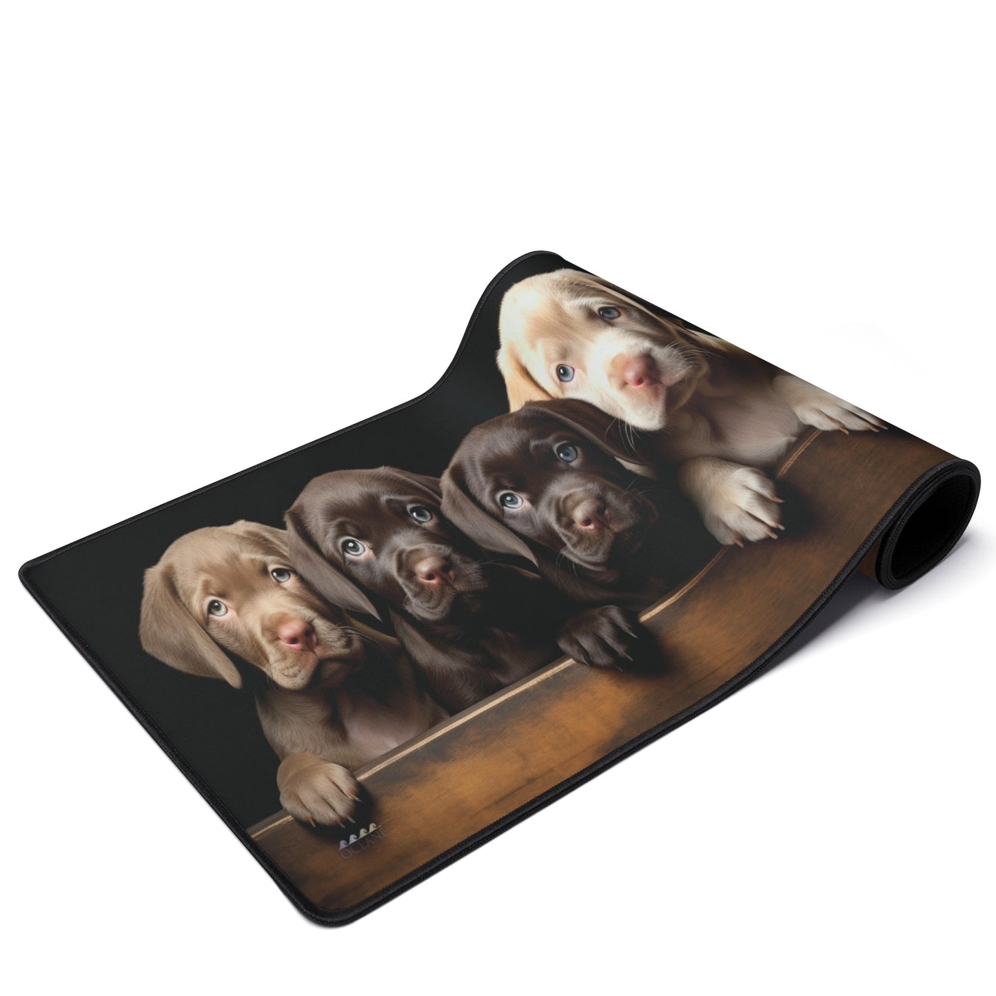 DOG LAB PUPPIES COUNTRY LIVING XL Mouse Mat for Computer & Office Décor