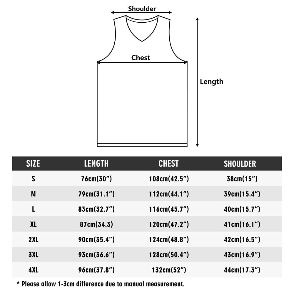 Mens All Over Printing Basketball Jersey - OCEANE