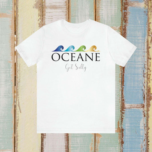 COLOR WAVE  Unisex Jersey Short Sleeve Tee - OCEANE