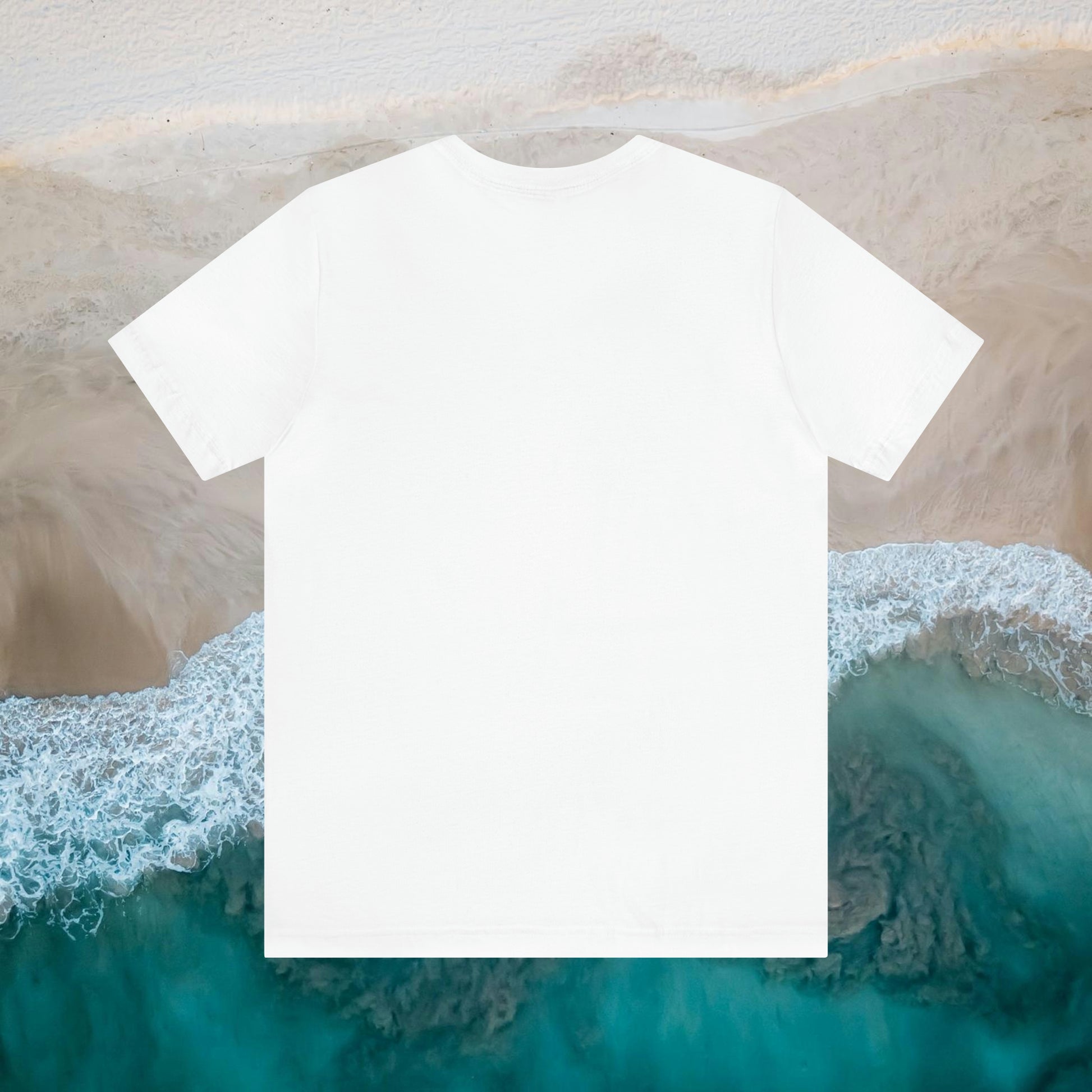 SURFING My Favorite Place To Be Jersey Short Sleeve Shark Tee White & Light Colors - OCEANE