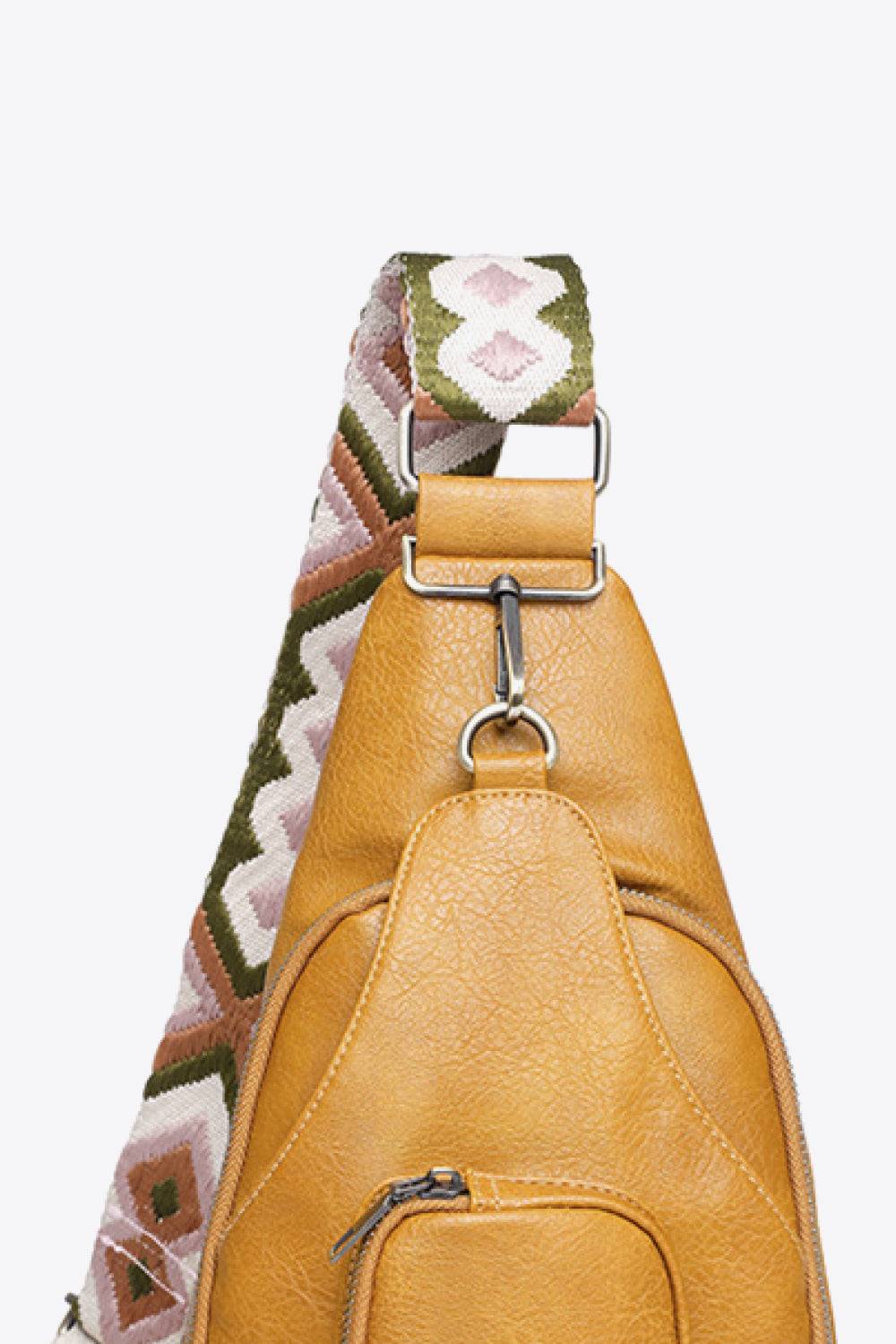 Adored Take A Trip PU Leather Sling Bag - OCEANE