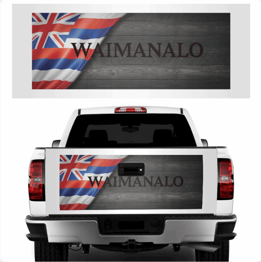 Auto Truck Personalized Decal Sticker CUSTOMIZED * HAWAII - OCEANE