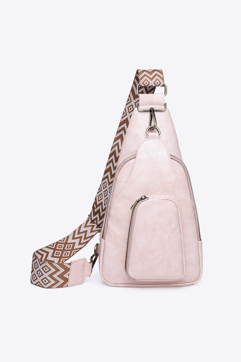 Adored Take A Trip PU Leather Sling Bag - OCEANE