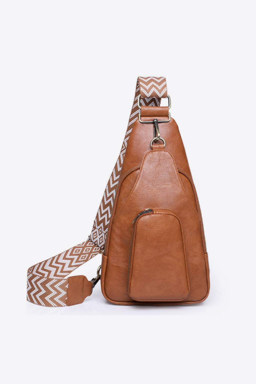 Adored Take A Trip PU Leather Sling Bag - OCEANE