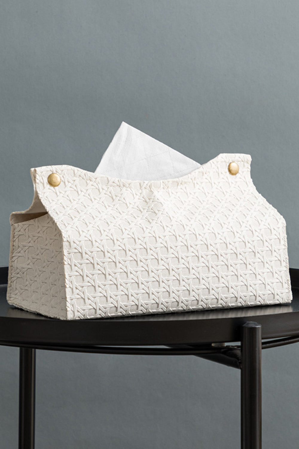 2-Pack Woven Tissue Box Covers - OCEANE