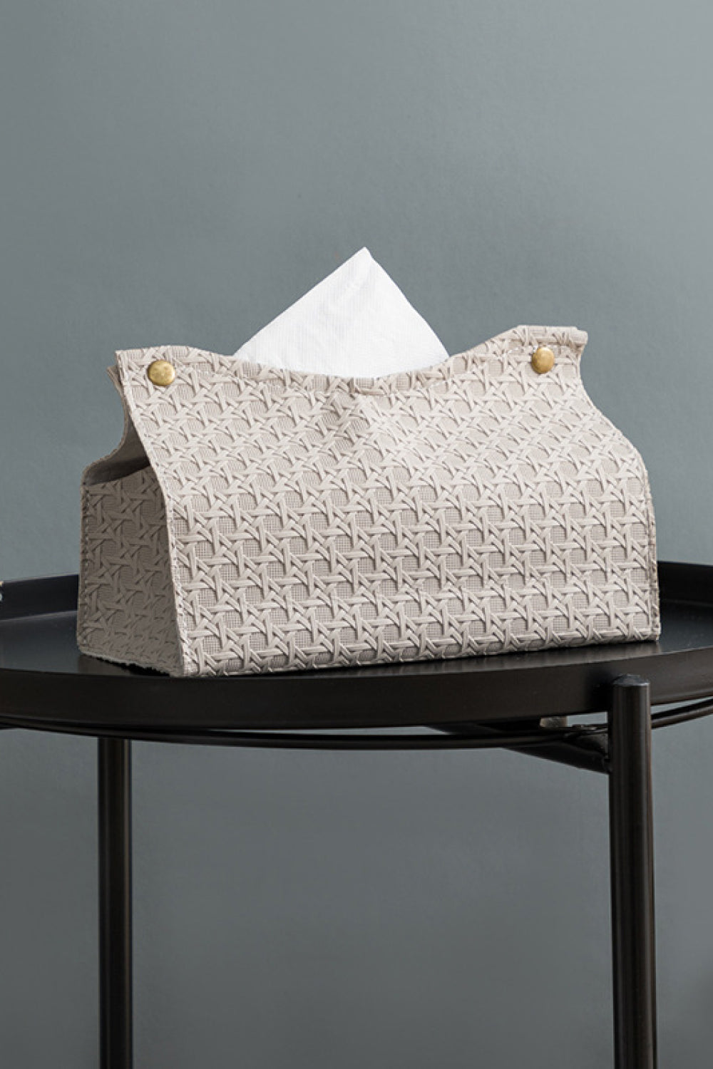 2-Pack Woven Tissue Box Covers - OCEANE