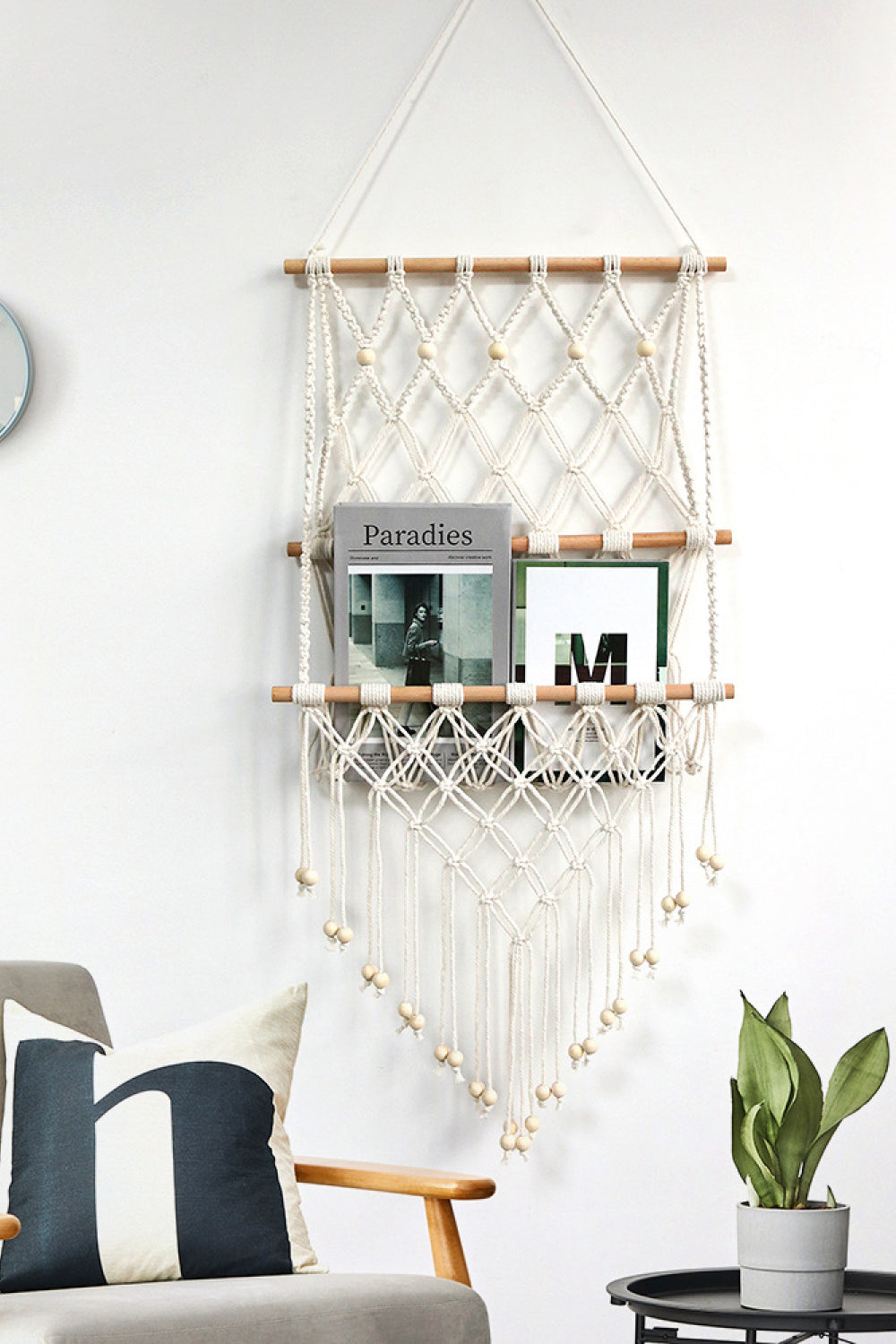 Macrame Book Holder - OCEANE