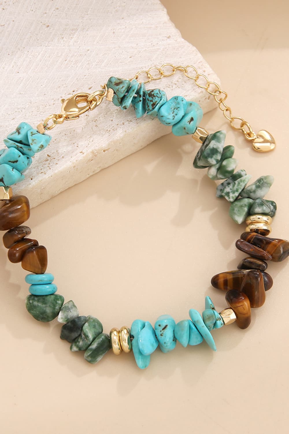 Turquoise & Natural Stone Bracelet - OCEANE