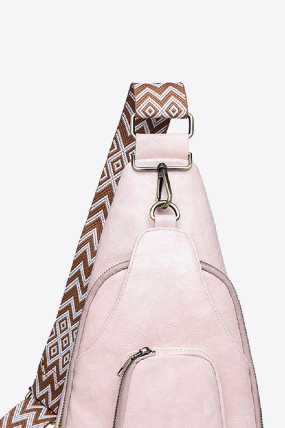 Adored Take A Trip PU Leather Sling Bag - OCEANE