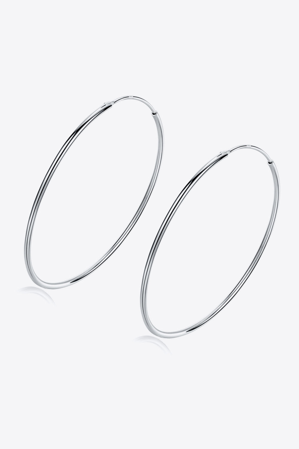 925 Sterling Silver Hoop Earrings - OCEANE