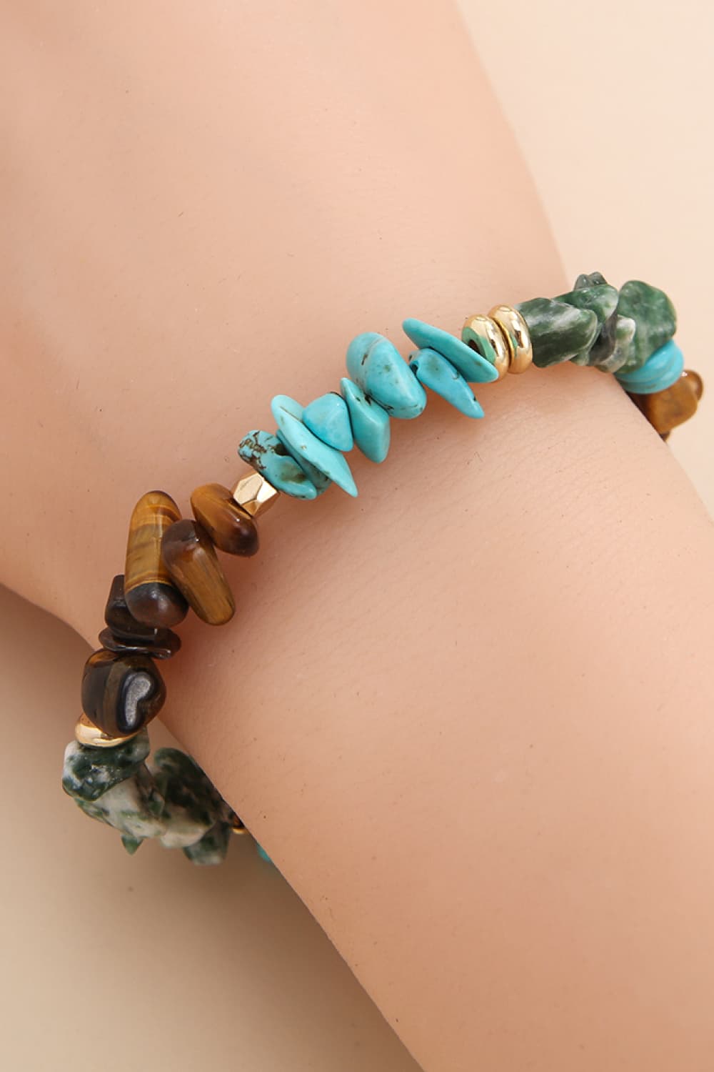 Turquoise & Natural Stone Bracelet - OCEANE