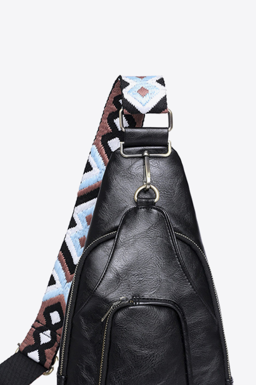 Adored Take A Trip PU Leather Sling Bag - OCEANE