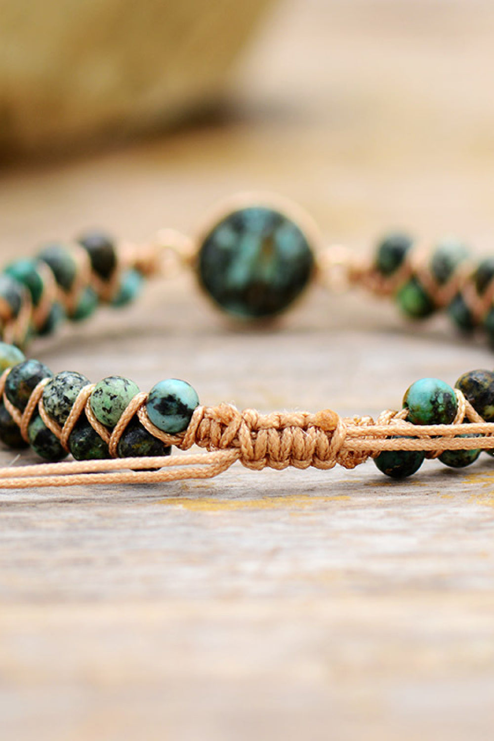 Handmade Beaded Copper Bracelet - OCEANE